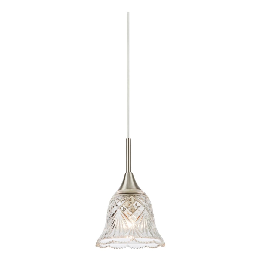 Markslöjd 109012 - Pendellampa på kabel LUNA 1xE14/40W/230V mattkrom