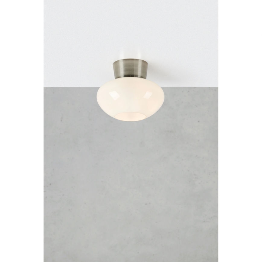 Markslöjd 109025 - Badrumstaklampa MALAGA 1xE27/40W/230V IP44 mattkrom
