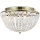 Markslöjd 109031 - Badrumstaklampa ESTELLE 3xG9/20W/230V Ø 30 cm IP44 mässing