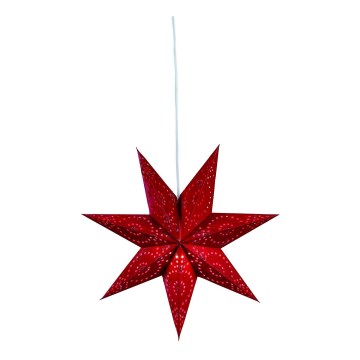 Markslöjd 700122 - Juldekoration SATURNUS 1xE14/25W/230V diameter 45 cm röd