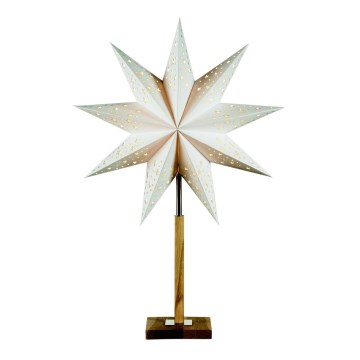 Markslöjd 700323 - Juldekoration SOLVALLA 1xE14/25W/230V vit 65 cm