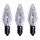Markslöjd 702323 - KIT 3x Slitstark utökad garanti 2 år RESERVLAMPA E10/3W/55V