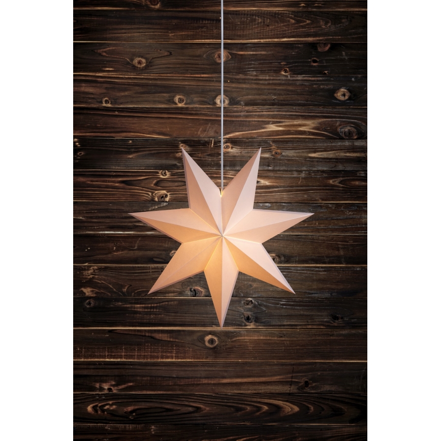 Markslöjd 703120 - Juldekoration DUVA 1xE14/25W/230V diameter 45 cm vit