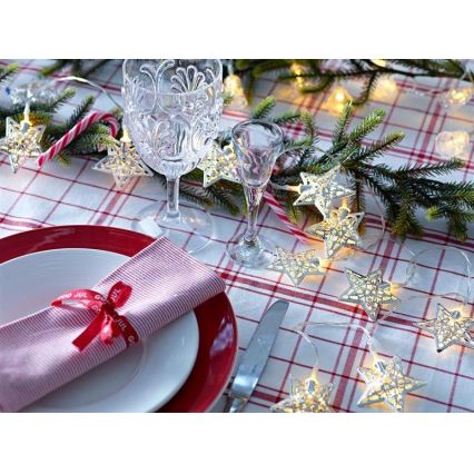 Markslöjd 703173 - LED julkedja LILLAN LED/3xAA 2,1m varm vit