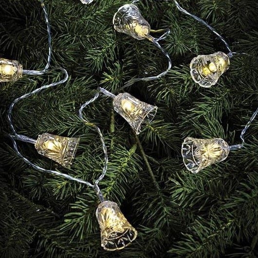 Markslöjd 703237 - LED Julbelysning BELL 10xLED/0,5W/4,5V