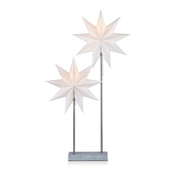 Markslöjd 703867 - Juldekoration DUVA 2xE14/25W/230V grå