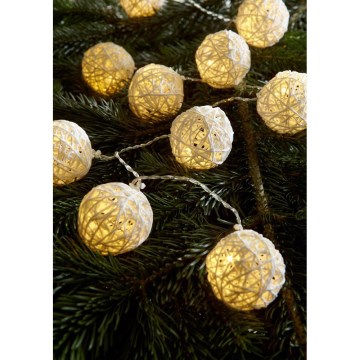 Markslöjd 703901 - Juldekoration SIA LED/0.06W/3xAA 150 cm