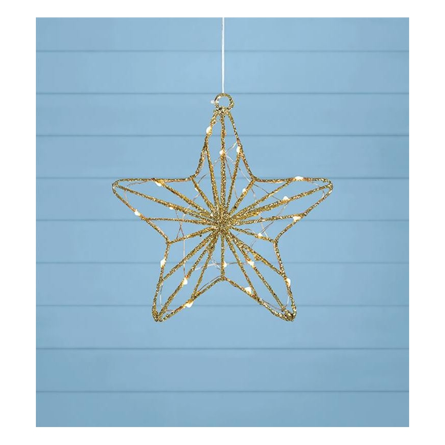 Markslöjd 703903 - LED juldekoration ELISE LED/0,6W/230V guld