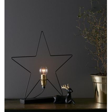 Markslöjd 703935 - Juldekoration RAPP 1xE14/25W/230V svart