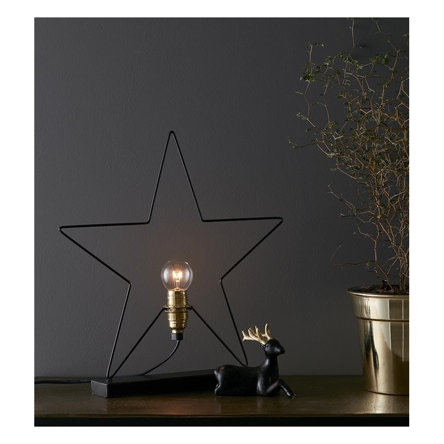 Markslöjd 703935 - Juldekoration RAPP 1xE14/25W/230V svart