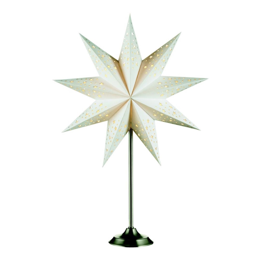 Markslöjd 704116 - Juldekoration SOLVALLA 1xE14/25W/230V vit 64 cm