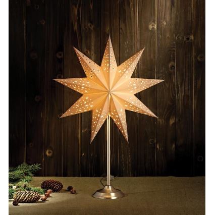 Markslöjd 704116 - Juldekoration SOLVALLA 1xE14/25W/230V vit 64 cm