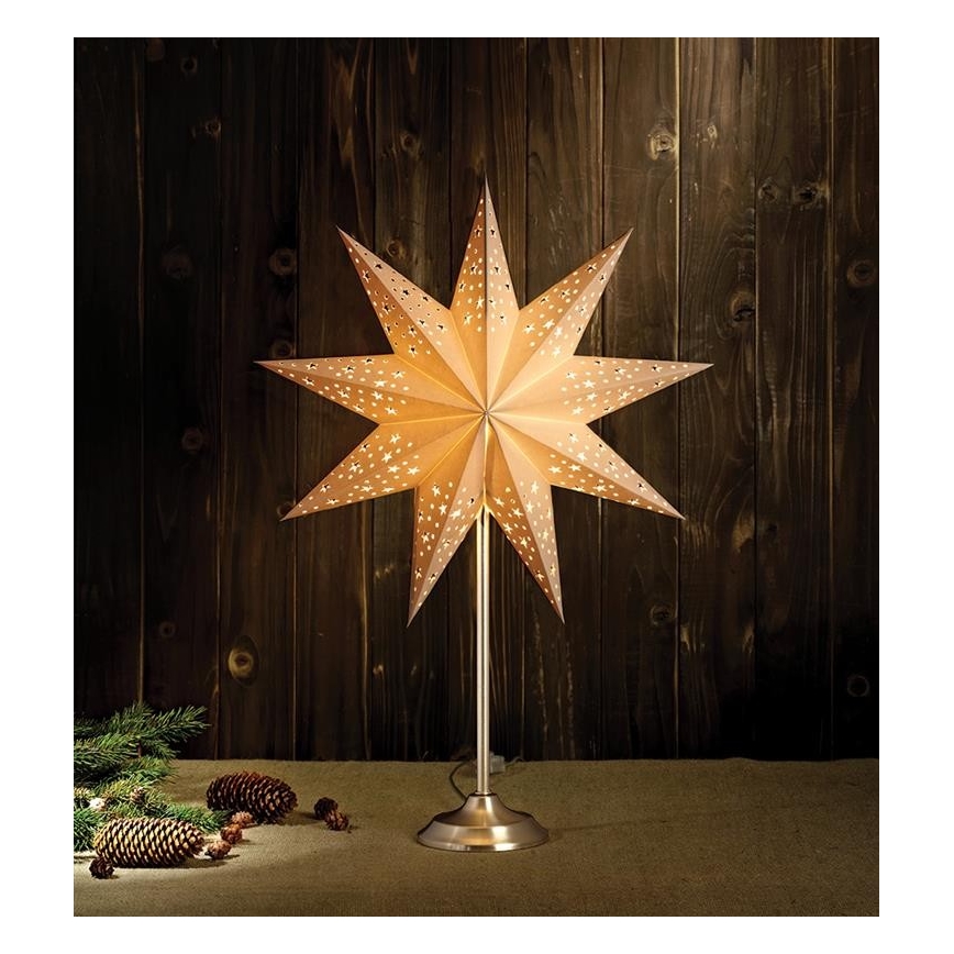 Markslöjd 704116 - Juldekoration SOLVALLA 1xE14/25W/230V vit 64 cm