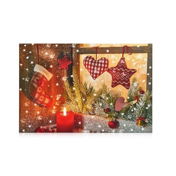 Markslöjd 704359 - LED dekorativa bilder CANVAS LED/0,18W/2xAA