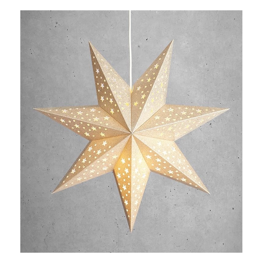 Markslöjd 704419 - Juldekoration SOLVALLA 1xE14/25W/230V guld 45 cm