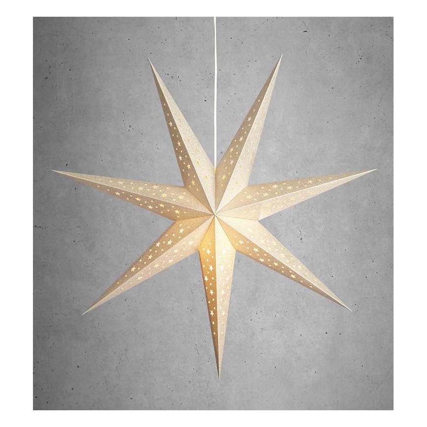 Markslöjd 704420 - Juldekoration SOLVALLA 1xE14/25W/230V guld 75 cm