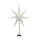 Markslöjd 704453 - Juldekoration SOLVALLA 1xE14/25W/230V silver 1m