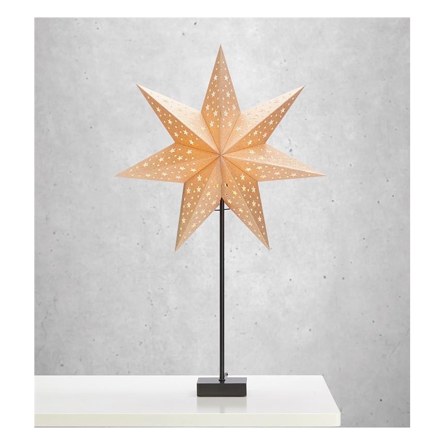 Markslöjd 704454 - Juldekoration SOLVALLA 1xE14/25W/230V guld 69 cm