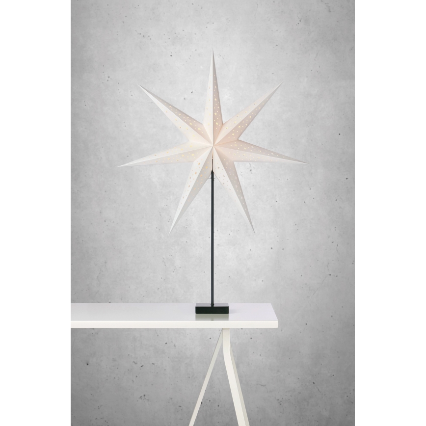 Markslöjd 704511 - Juldekoration SOLVALAA 1xE14/25W/230V vit/trä