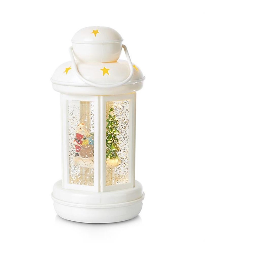 Markslöjd 704538 - LED Juldekoration COSY 2xLED/0,12W/3xAAen lykta vit