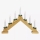 Markslöjd 704643 - Adventsljusstake OLA 7xE10/3W/230V brun