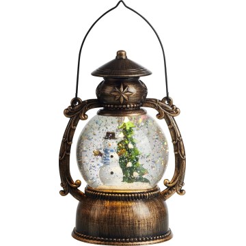 Markslöjd 705053 - LED-juldekoration LOTHAR LED/0,15W/3xAA lykta i brons