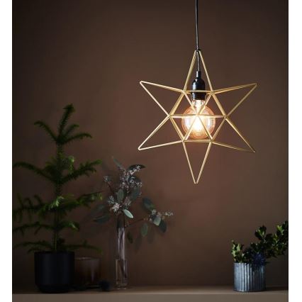 Markslöjd 705298 - Juldekoration CONTOUR 1xE27/40W/230V guld