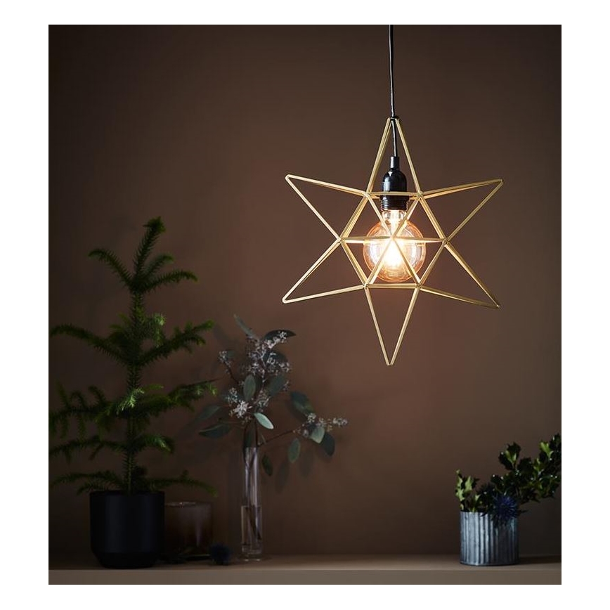 Markslöjd 705298 - Juldekoration CONTOUR 1xE27/40W/230V guld