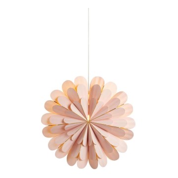 Markslöjd 705307 - Juldekoration MARIGOLD 1xE14/25W/230V 60 cm rosa