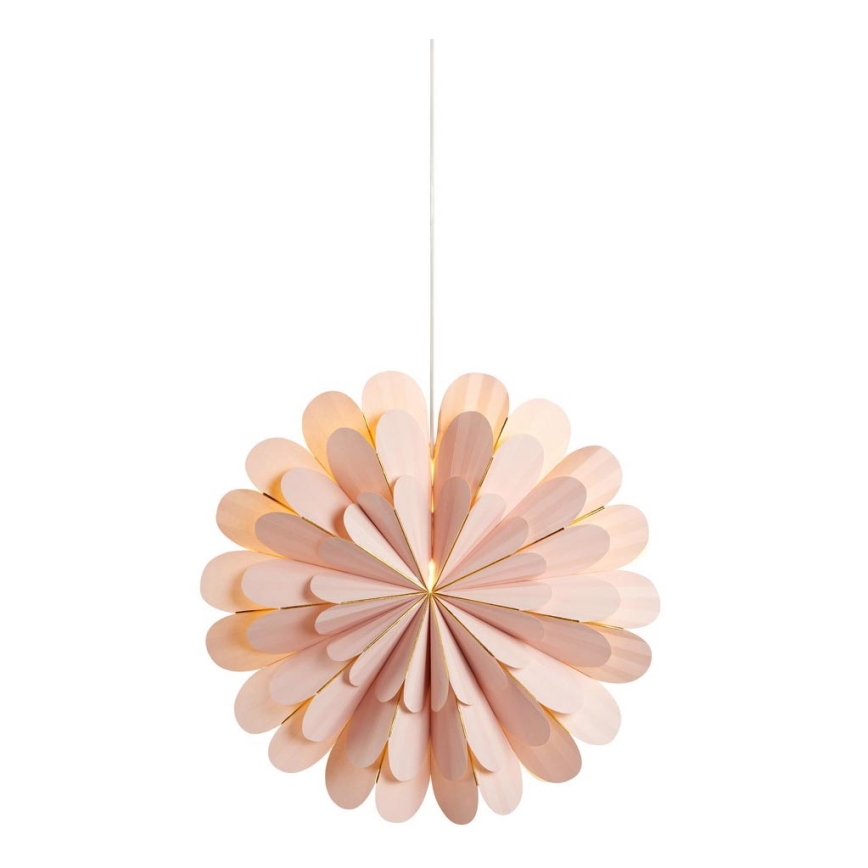 Markslöjd 705307 - Juldekoration MARIGOLD 1xE14/25W/230V 60 cm rosa