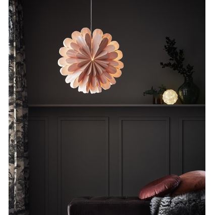 Markslöjd 705307 - Juldekoration MARIGOLD 1xE14/25W/230V 60 cm rosa