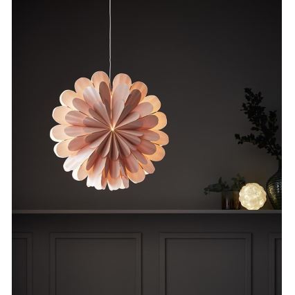 Markslöjd 705307 - Juldekoration MARIGOLD 1xE14/25W/230V 60 cm rosa