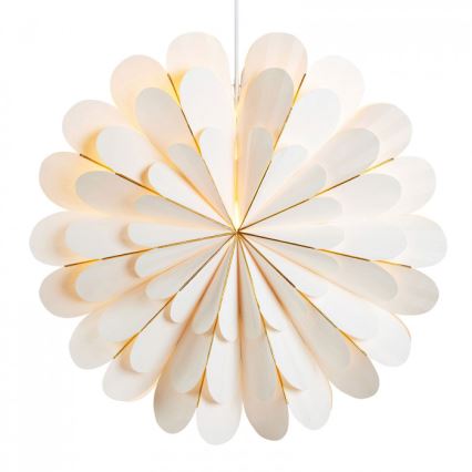 Markslöjd 705309 - Julpynt MARIGOLD 1xE14/25W/230V d. 60 cm vit