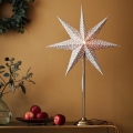 Markslöjd 705310 - Juldekoration BAROQUE 1xE14/25W/230V 65 cm vit/matt krom