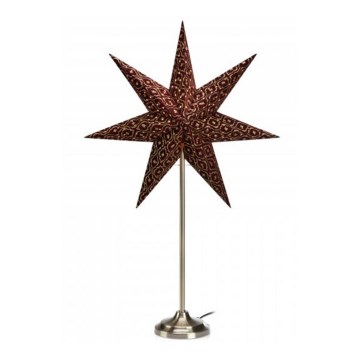 Markslöjd 705313 - Juldekoration BAROQUE 1xE14/25W/230V 65 cm vinröd