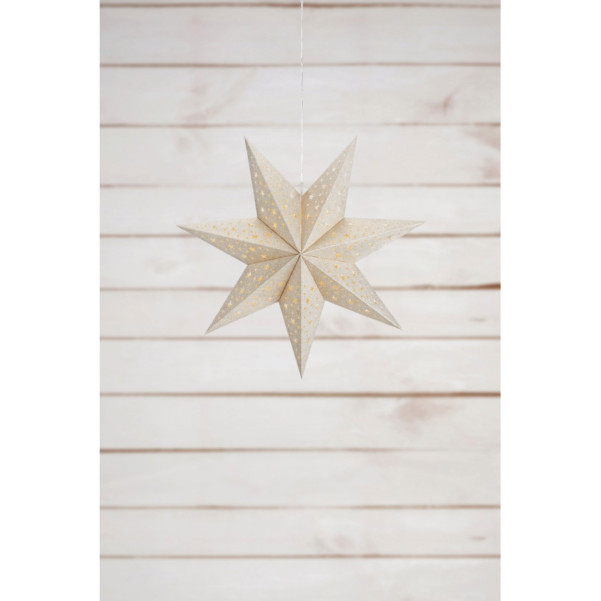 Markslöjd 705610 - LED juldekoration BLANK LED/0,2W/3xAA Ø 45 cm guld