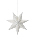 Markslöjd 705612 - LED-juldekoration BLANK LED/0,2W/3xAA diam. 45 cm silverfärgad