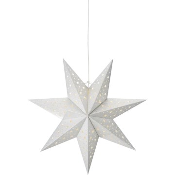 Markslöjd 705612 - LED-juldekoration BLANK LED/0,2W/3xAA diam. 45 cm silverfärgad