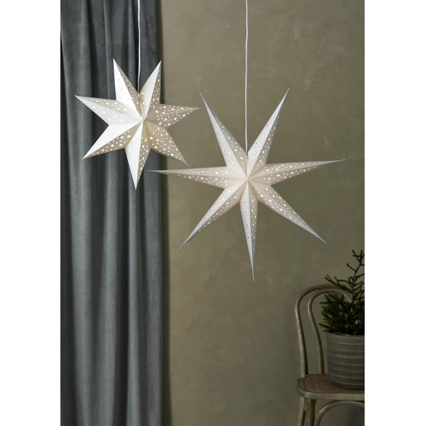 Markslöjd 705612 - LED-juldekoration BLANK LED/0,2W/3xAA diam. 45 cm silverfärgad