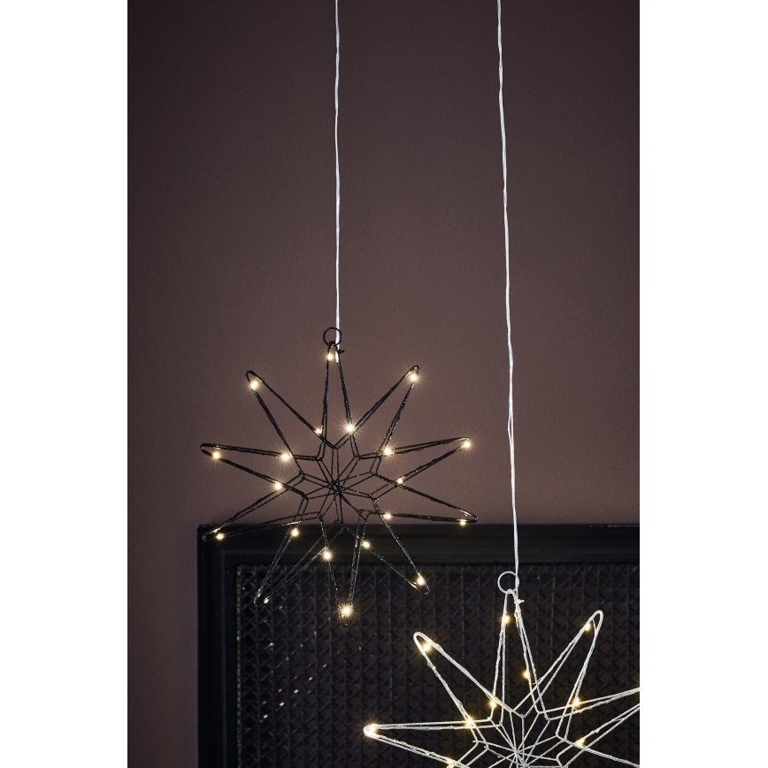 Markslöjd 705749 - LED juldekoration GLEAM LED/0,6W/3xAA svart
