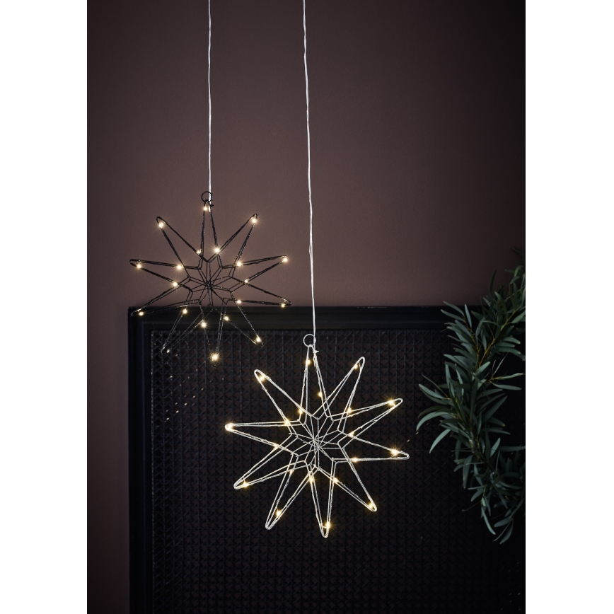 Markslöjd 705750 - LED juldekoration GLEAM LED/0,6W/3xAA silver