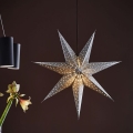 Markslöjd 705788 - Julpynt GLITTER 1xE14/25W/230V d. 75 cm silver