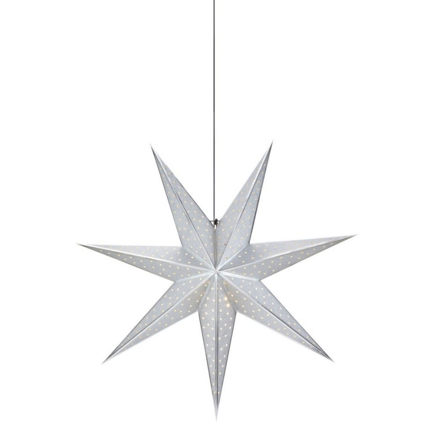 Markslöjd 705788 - Julpynt GLITTER 1xE14/25W/230V d. 75 cm silver