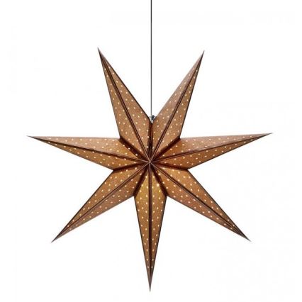 Markslöjd 705792 - Julpynt GLITTER 1xE14/25W/230V d. 75 cm brons