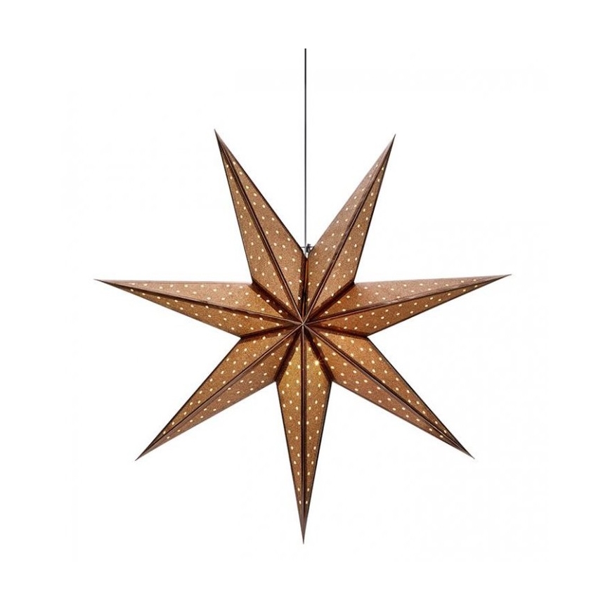 Markslöjd 705792 - Julpynt GLITTER 1xE14/25W/230V d. 75 cm brons