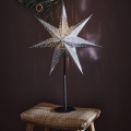 Markslöjd 705794 - Julpynt GLITTER 1xE14/25W/230V 65 cm svart/silver