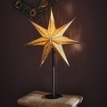 Markslöjd 705795 - Julpynt GLITTER 1xE14/25W/230V 65 cm svart/guld