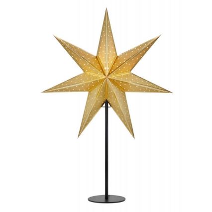 Markslöjd 705795 - Julpynt GLITTER 1xE14/25W/230V 65 cm svart/guld