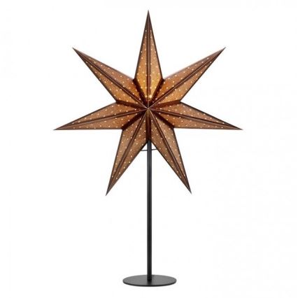 Markslöjd 705796 - Julpynt GLITTER 1xE14/25W/230V 65 cm brons/svart