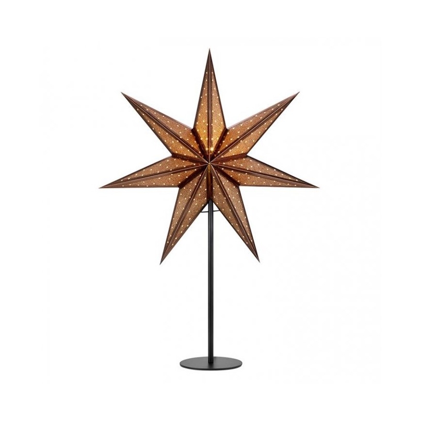 Markslöjd 705796 - Julpynt GLITTER 1xE14/25W/230V 65 cm brons/svart